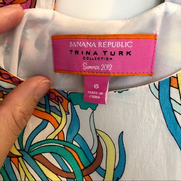 Trina Turk for Banana Republic silk dress - Picture 6 of 11